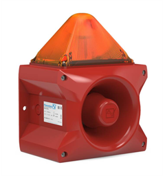 Combi PA X 10-10 24vDC [red] AMBER 10J 1Hz 110dB(A) IP66 18-30vDC